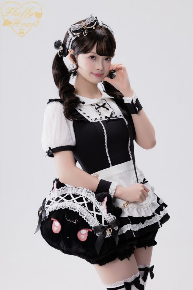 Fluffy Heart Soft Versatile Big Face Bag
