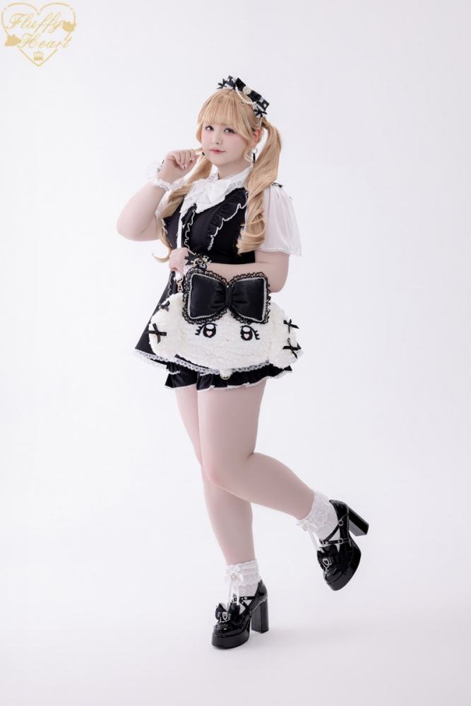 Fluffy Heart Soft Versatile Big Face Bag