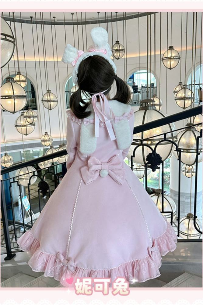 Meng Fu Zi Princess Rabbit Sweet Lolita Coat and Cape