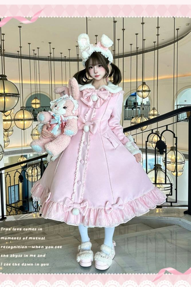 Meng Fu Zi Princess Rabbit Sweet Lolita Coat and Cape