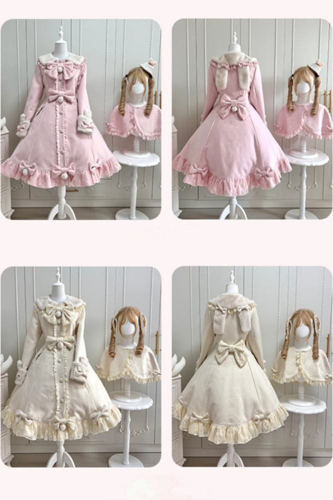 Meng Fu Zi Princess Rabbit Sweet Lolita Coat and Cape