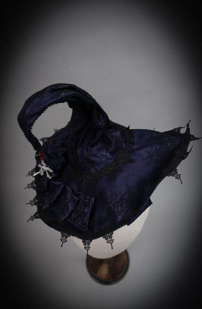 Hyq Rose Church Gothic Lolita Top Skirt and Witch Hat