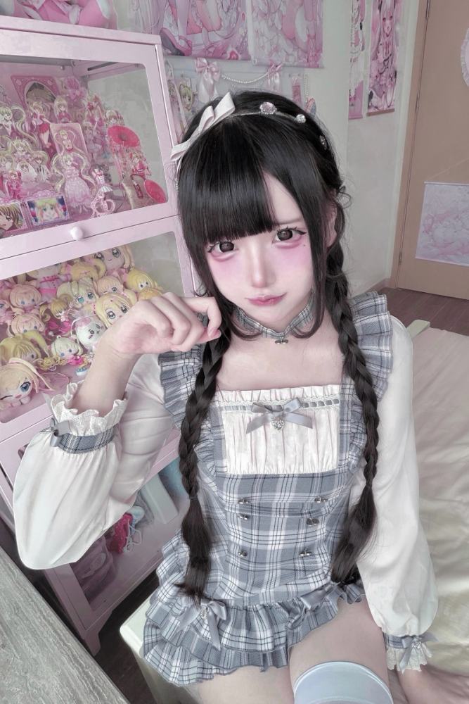 Ekomi Stripes Sweetheart Jirai Kei Dress