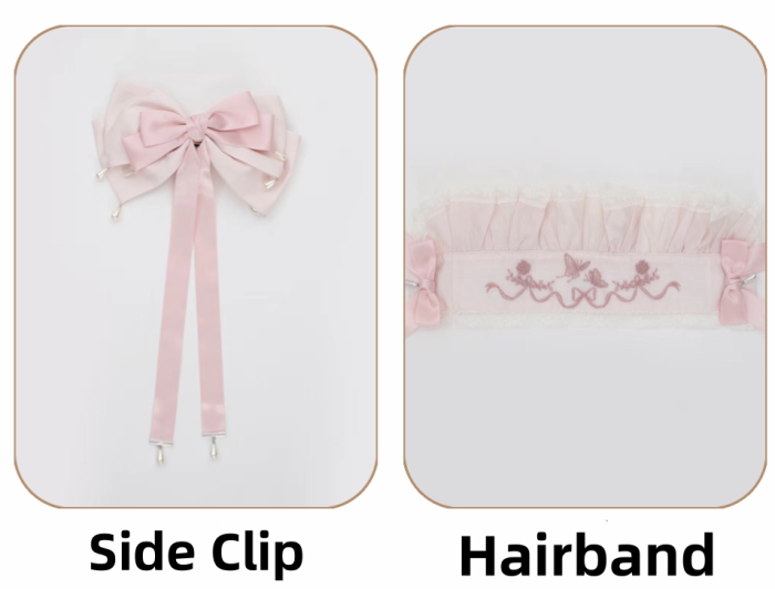 Sheeta Reverie Endless Glass Lolita Headdress Belt and Faux Collar