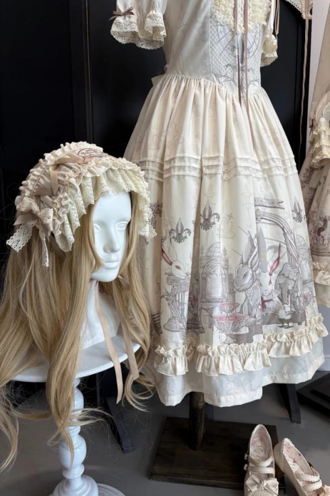 Ruin Berry ～Rabbit Palace～ Prints Lolita Short and Long OP