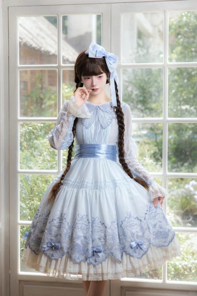 Sheeta Reverie Endless Glass Classic Lolita OP and SK