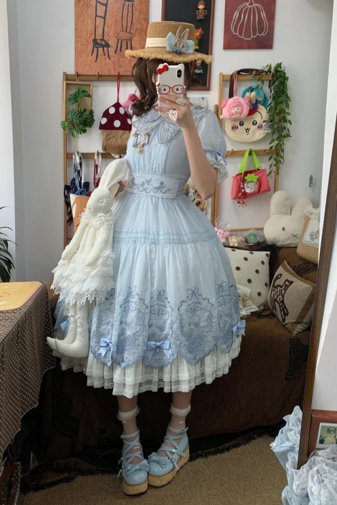 Sheeta Reverie Endless Glass Classic Lolita OP and SK