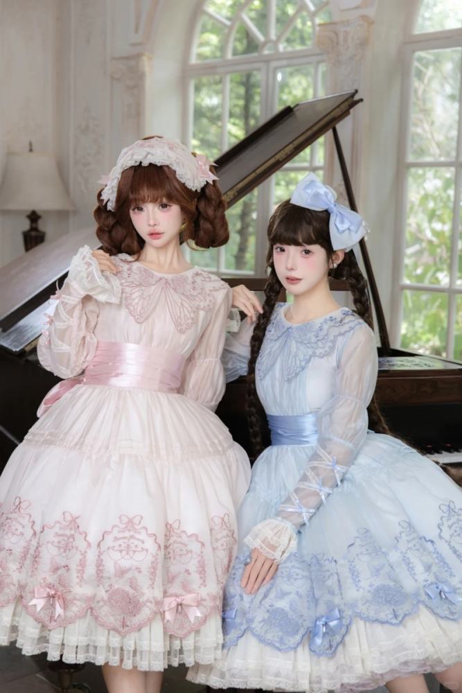 Sheeta Reverie Endless Glass Lolita Headdress Belt and Faux Collar