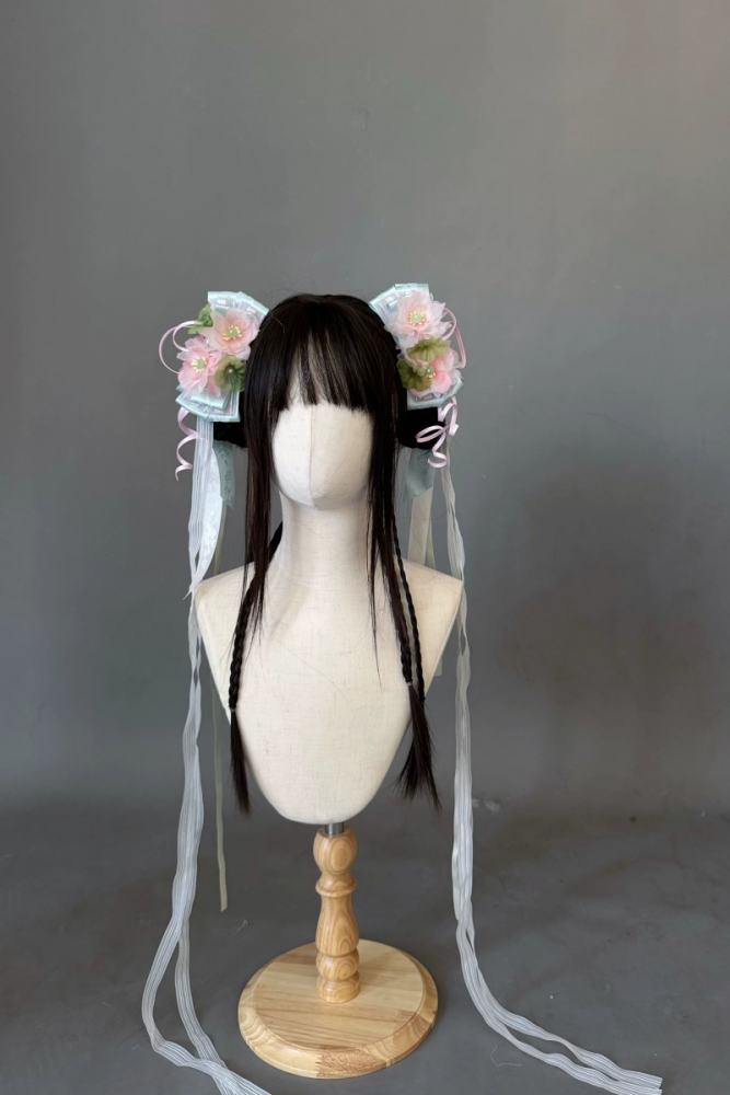 Chill Lotus Song Hanfu Qi Lolita JSK and Headdress