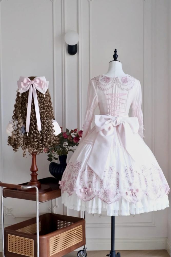 Sheeta Reverie Endless Glass Lolita Headdress Belt and Faux Collar