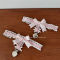 A pair of Pink Bow Garter(thigh girth 36-56cm)