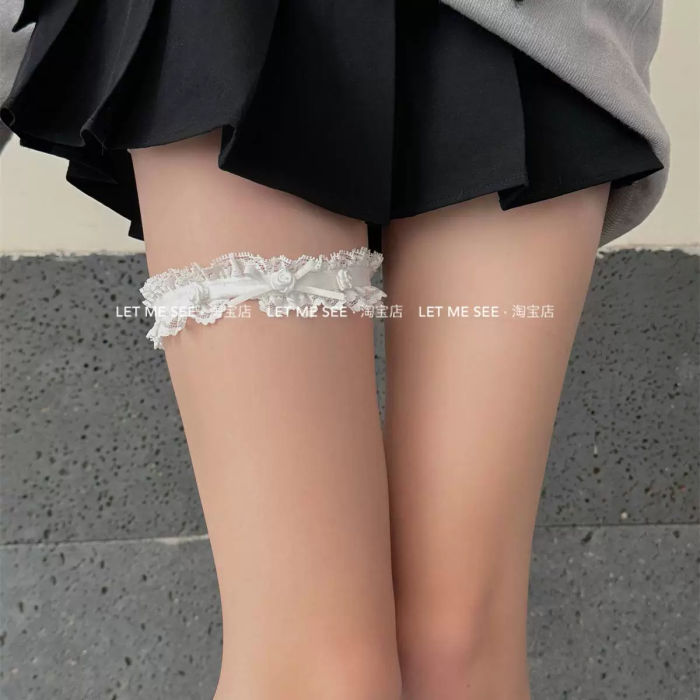 Roji Rose Lace Elastic Garters