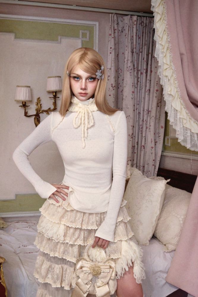 Blood Supply Slavic Beauty Retro Girly Top Skirt and Corset