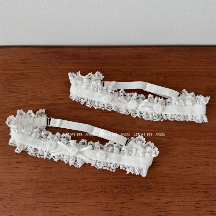 Roji Rose Lace Elastic Garters
