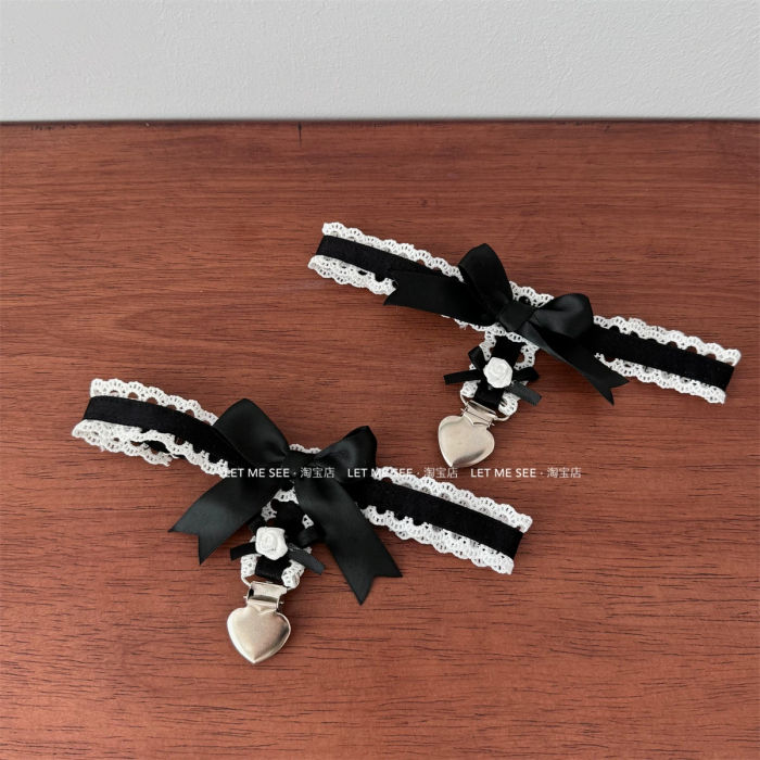 Roji Rose Lace Elastic Garters