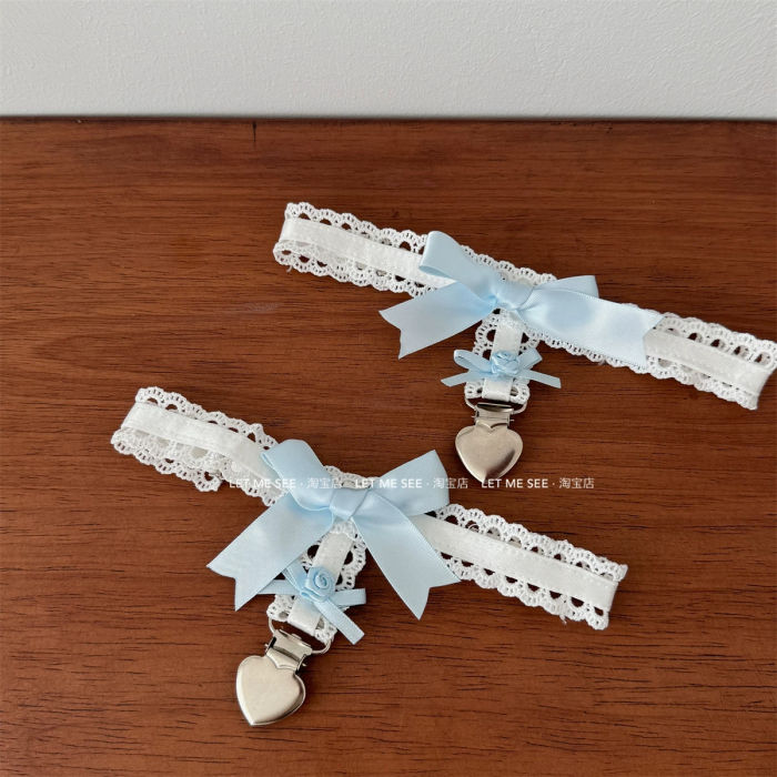 Roji Rose Lace Elastic Garters