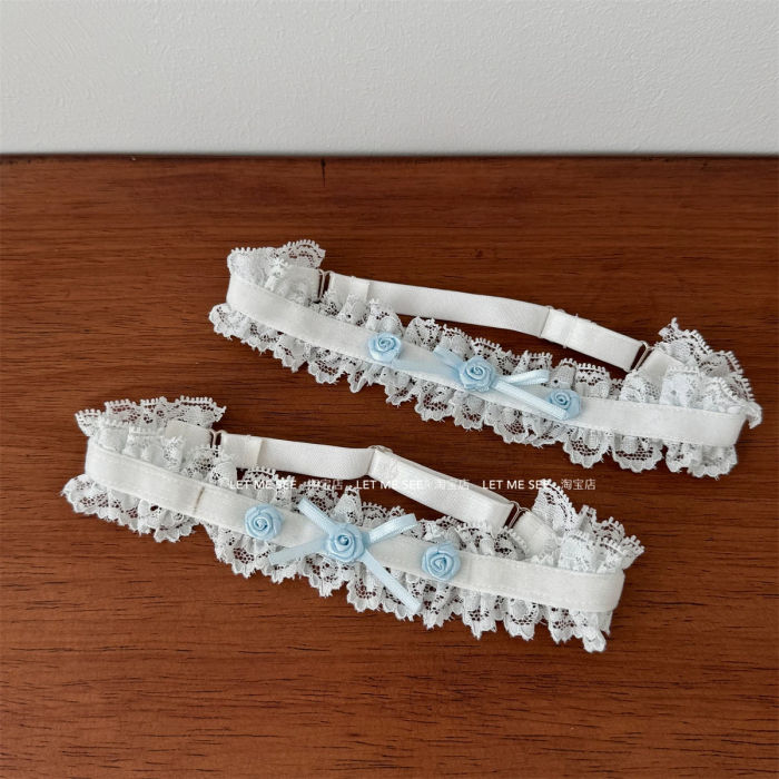 Roji Rose Lace Elastic Garters