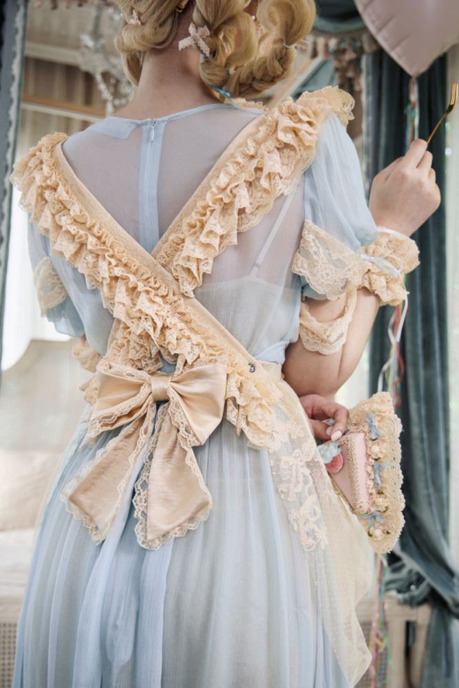 Blood Supply Mousse Date Retro Doll Dress and Apron