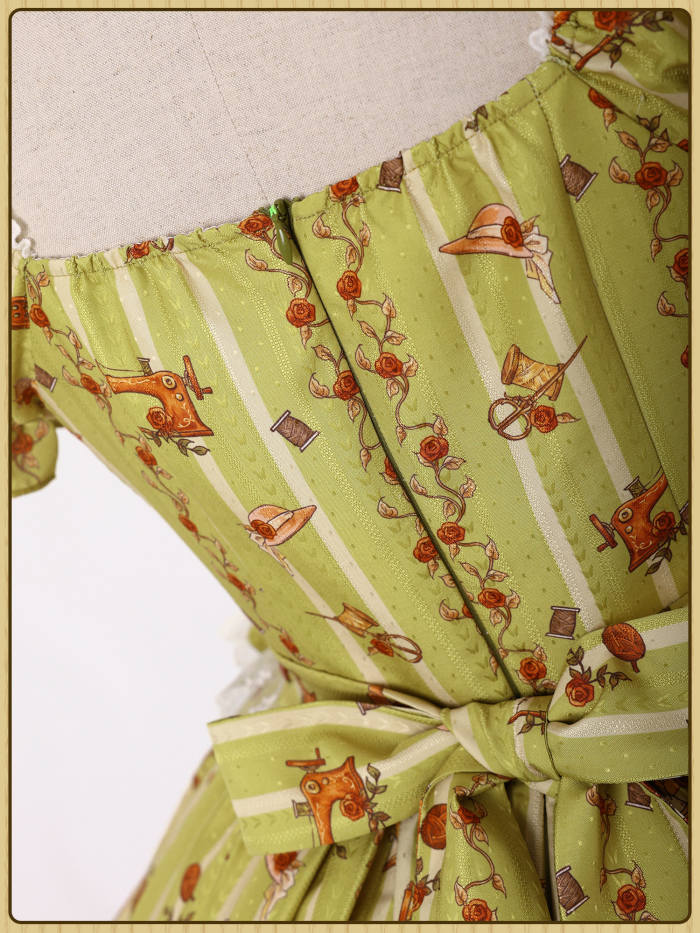 Alice Girl Bears Tailor Shop Prints Lolita JSK and OP