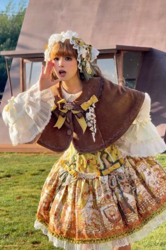Alice Girl Bears Tailor Shop Lolita Blouse and Cape