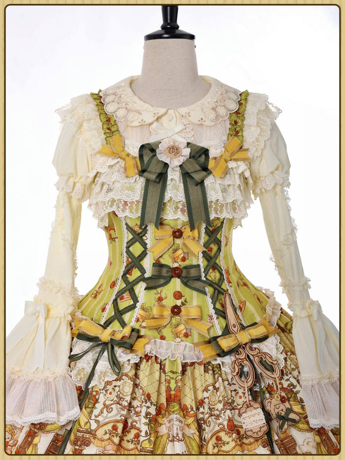 Alice Girl Bears Tailor Shop Lolita Blouse and Cape