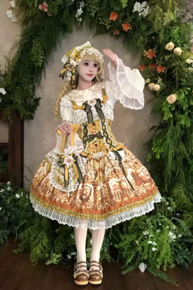 Alice Girl Bears Tailor Shop Lolita Blouse and Cape