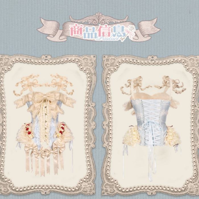 Blood Supply Mousse Date Retro Rococo Corset and Skirt