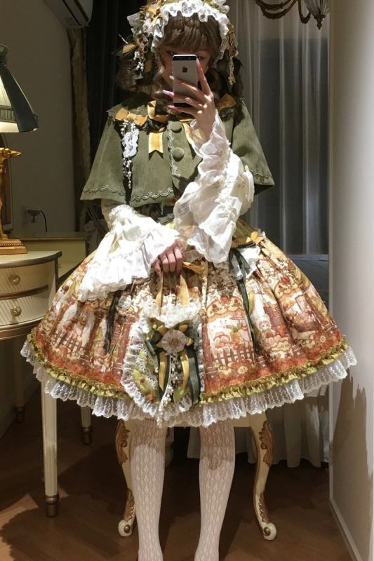 Alice Girl Bears Tailor Shop Lolita Blouse and Cape