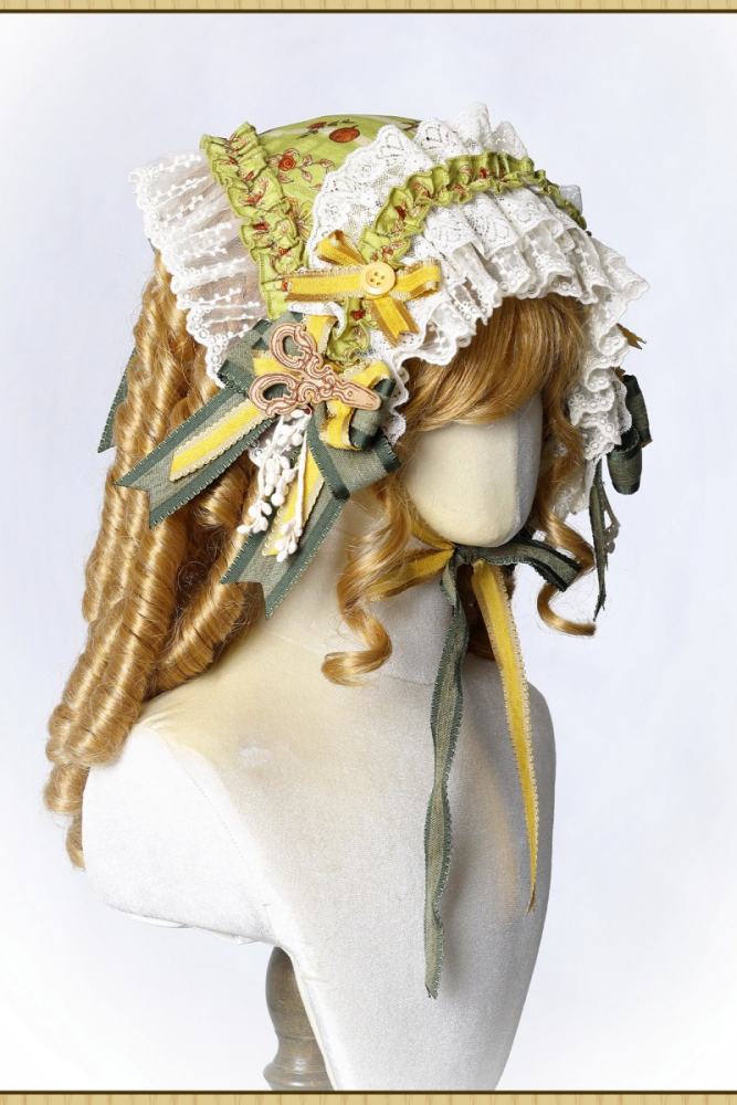 Alice Girl Bears Tailor Shop Lolita Headdress Bag and Sleeves