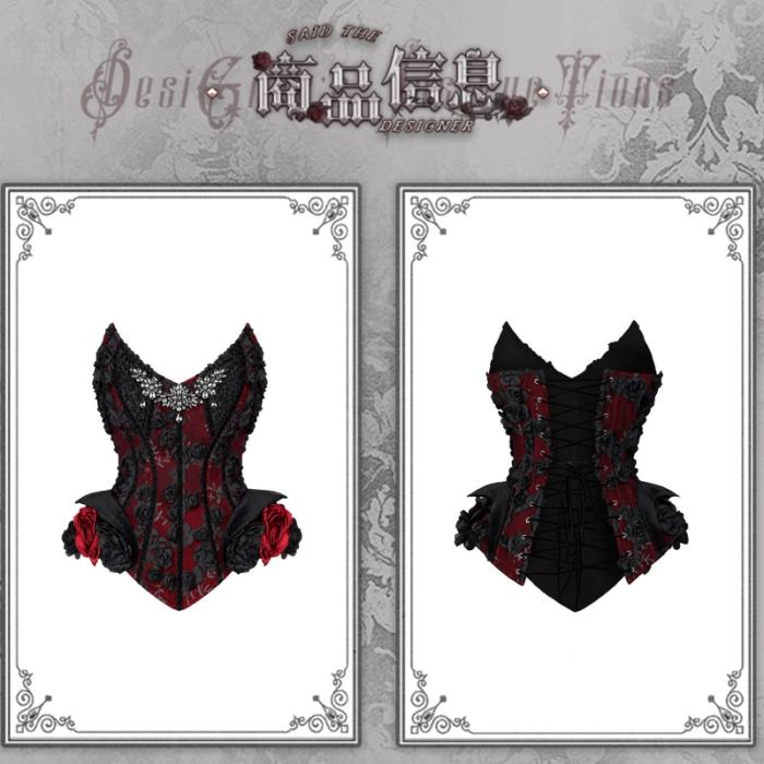 Blood Supply Emerald Night Halloween Gothic Corset Skirt and Bolero
