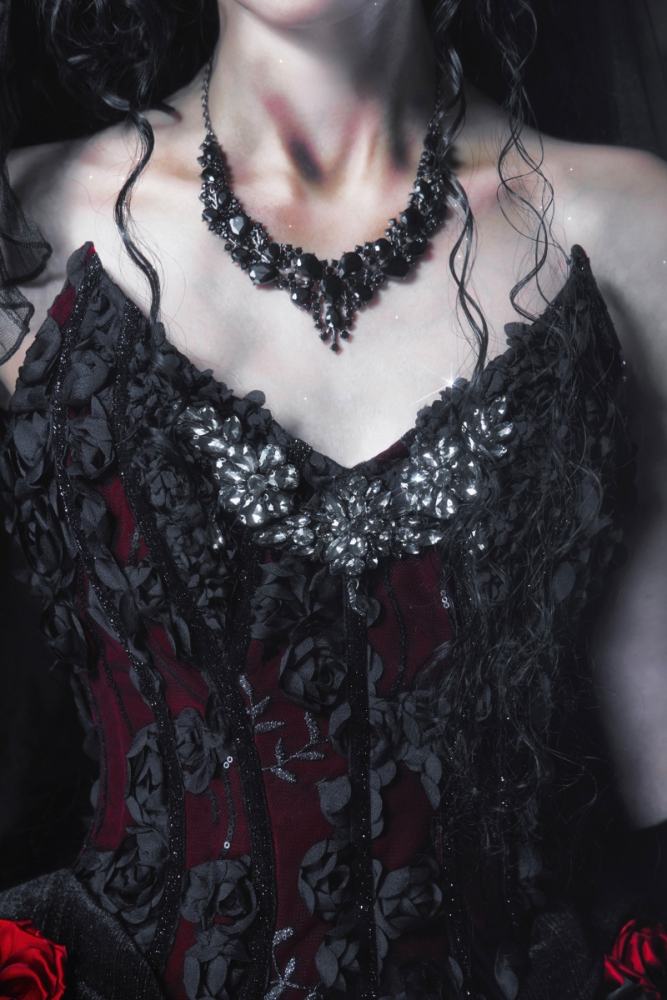Blood Supply Emerald Night Halloween Gothic Corset Skirt and Bolero