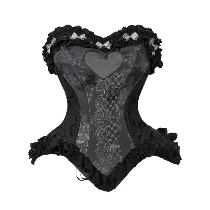 Blood Supply Box of Cupid Gothic Corset Girdle and Hat