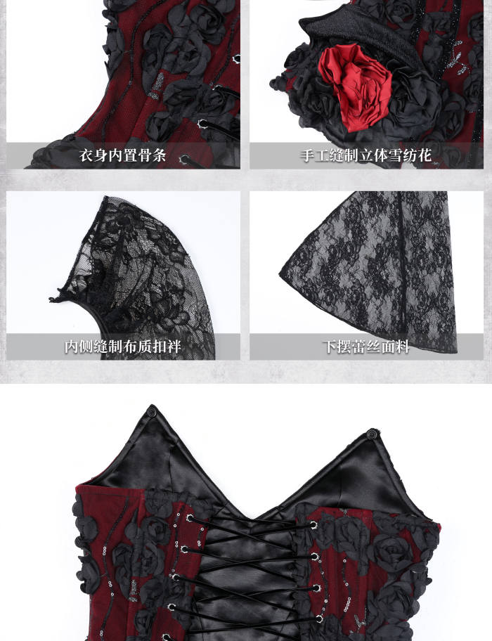 Blood Supply Emerald Night Halloween Gothic Corset Skirt and Bolero