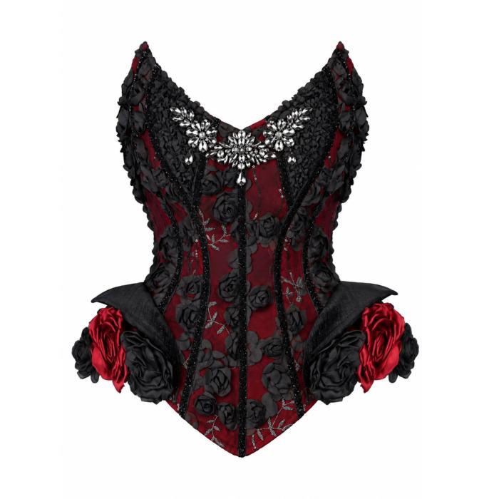 Blood Supply Emerald Night Halloween Gothic Corset Skirt and Bolero