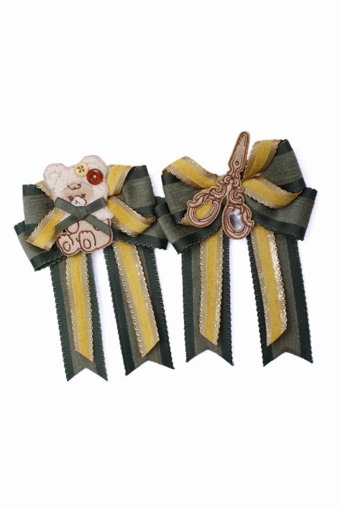 Alice Girl Bears Tailor Shop Lolita Headdress Bag and Sleeves