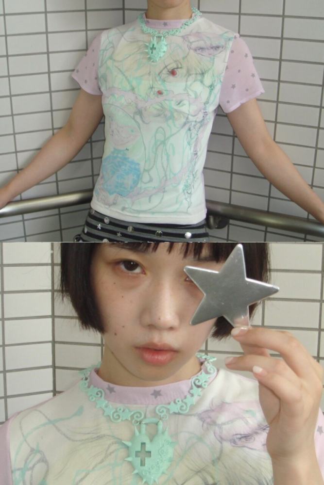RustSet Star Key and Lock Gyaru Necklace 5 Colors
