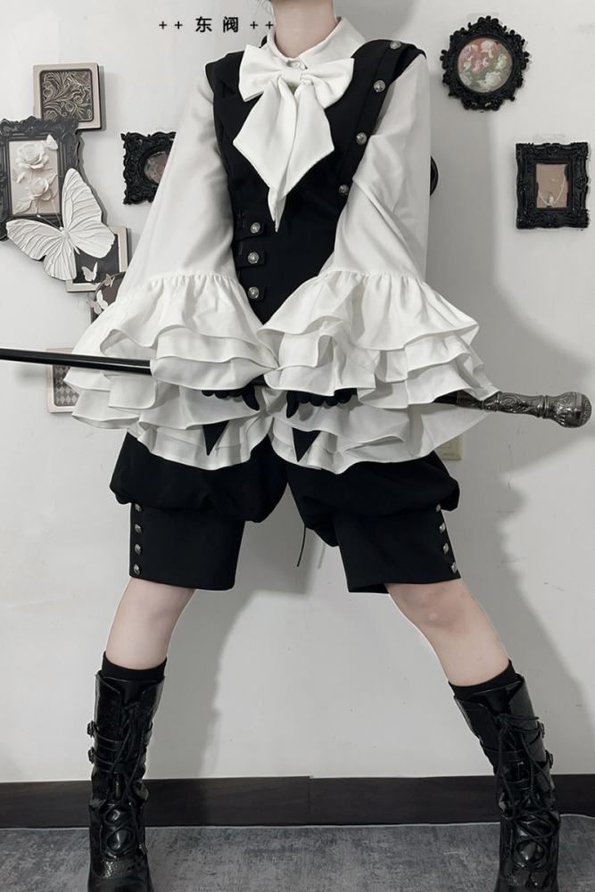 Princess Chronicles The Ashes Blouse Vest and Shorts Ouji Outfit