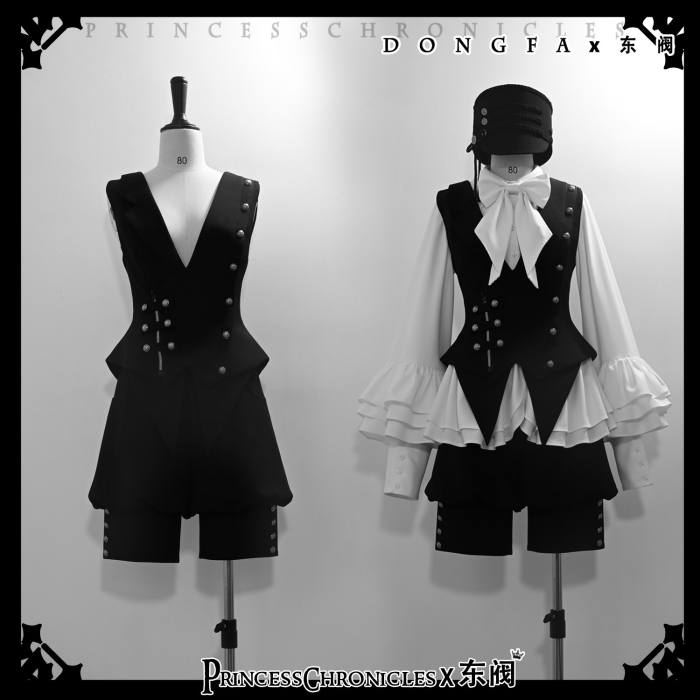 Princess Chronicles The Ashes Blouse Vest and Shorts Ouji Outfit