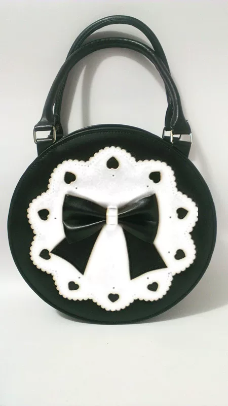 Round Shape Sweet Bow Lolita Handbag