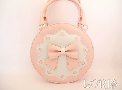Round Shape Sweet Bow Lolita Handbag