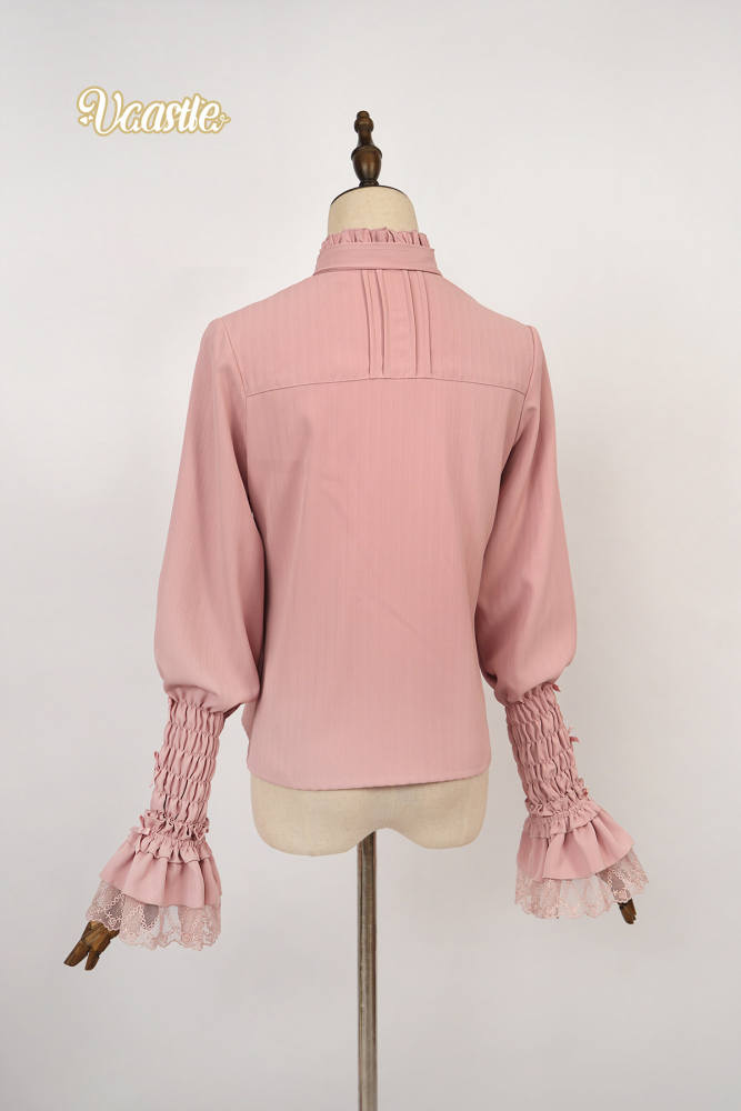 V-castle Elegant Long Sleeve Leg of Mutton Lolita Blouse
