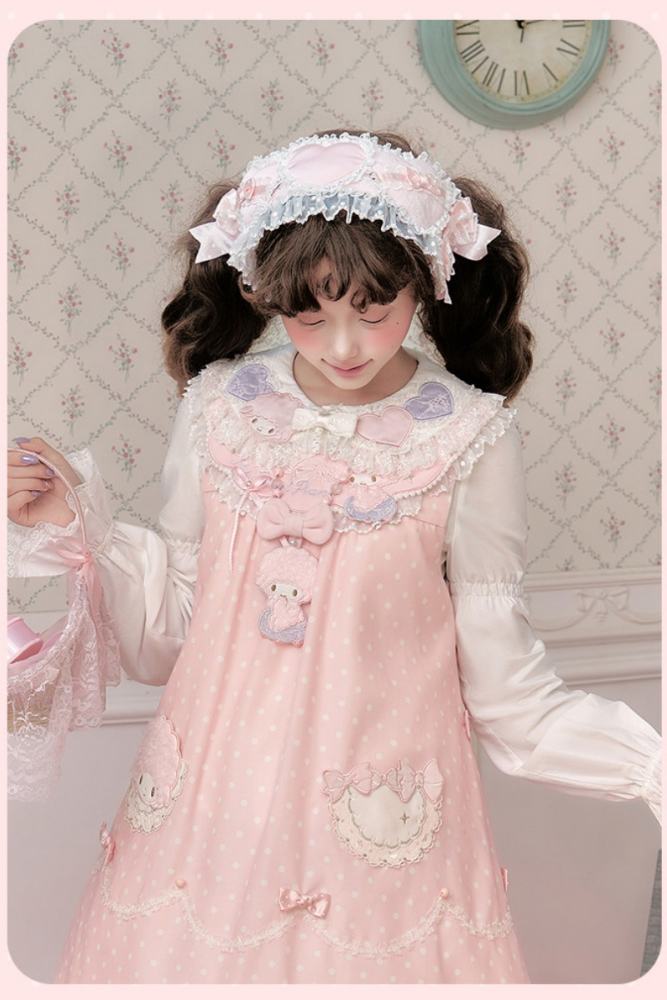 Summer Fairy Sanrio Collaborated My Sweet Piano Lolita Hairband and Head Veil