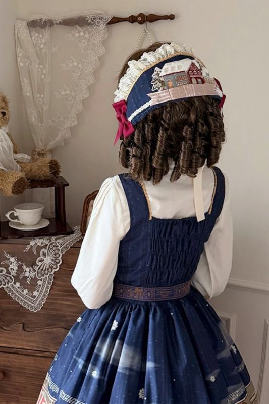 Miss Point Winter Town Lolita Headdress Necklace Bag and Socks