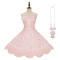 Pink Cut JSK+Necklace