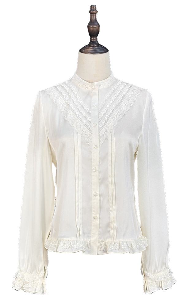 Miss Point Winter Town Plus Size Lolita Blouse Top and Skirt