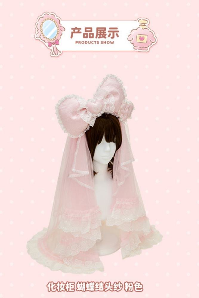 Summer Fairy Sanrio Collaborated My Sweet Piano Lolita Hairband and Head Veil