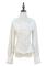 Beige Embroidered Collar Blouse