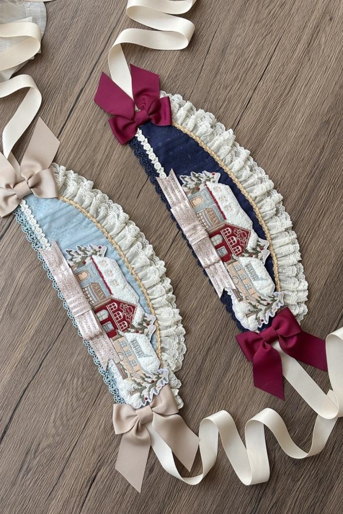 Miss Point Winter Town Lolita Headdress Necklace Bag and Socks