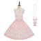 Pink Prints JSK+Necklace