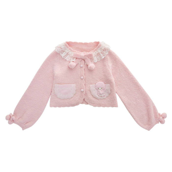 Summer Fairy Sanrio Collaborated My Sweet Piano Lolita JSK SK Blouse and Cardigan